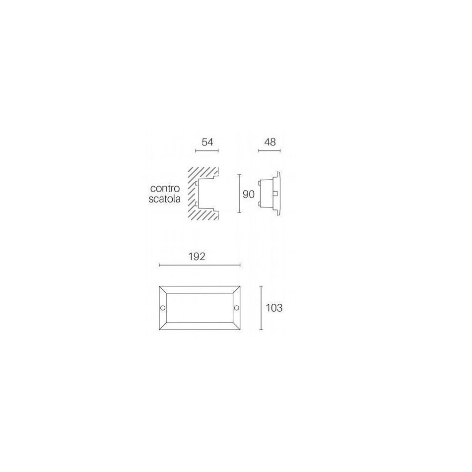 incasso-a-parete-led-escape-10w-4000k-nero-aperto