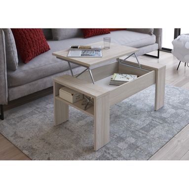 TAVOLO BASSO ANDREA 100X50XH42,5CM OLMO