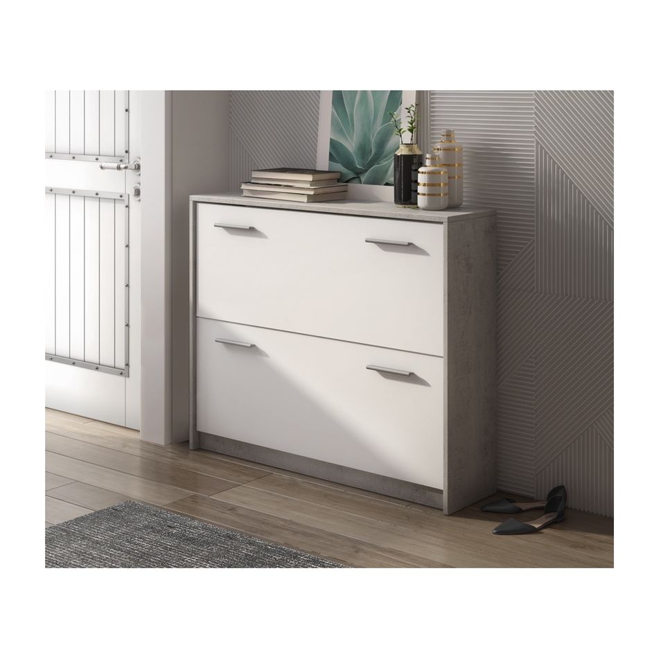 scarpiera-ken-98x25xh80cm-cemento-slash-larice