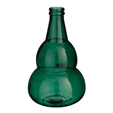 VASO BENITO D.28XH45CM VERDE TRASPARENTE