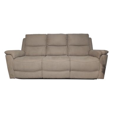 DIVANO RECLINER TWIN 3P 214X97XH103CM KHAKI NAPPA