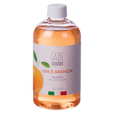 RICARICA PER DIFFUSORE 500ML UVA E ARANCIA