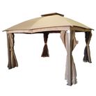 gazebo-khaki-36x36m-con-struttura-champagne