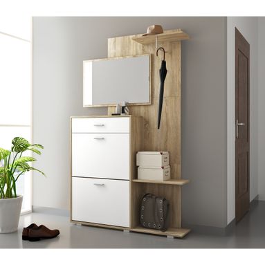 INGRESSO GRANADA 120X28XH192CM ROVERE SONOMA / BIA
