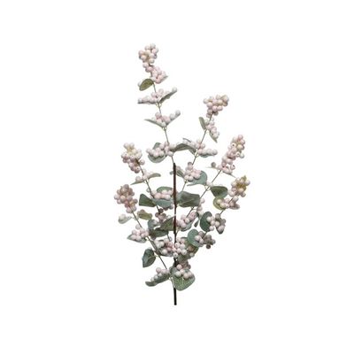 BACCHE CON LUCCICHII ROSA CIPRIA GLITTERATE H75CM.