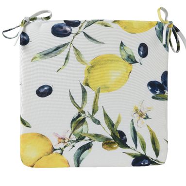 CUSCINO SEDIE 40X40CM LIMONI DA ESTERNO.