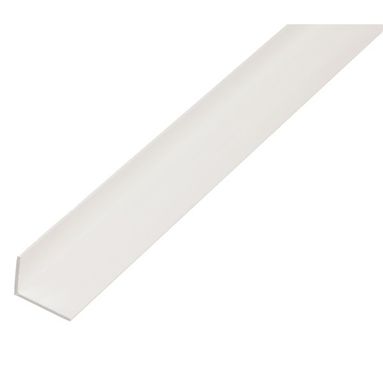 PROFILO ANGOLARE 10X20X1000MM PVC BIANCO
