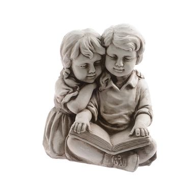 STATUETTA BAMBINI CON LIBRO