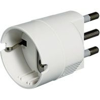 ADATTATORE SPINA 16A/PRESA P30 BCO