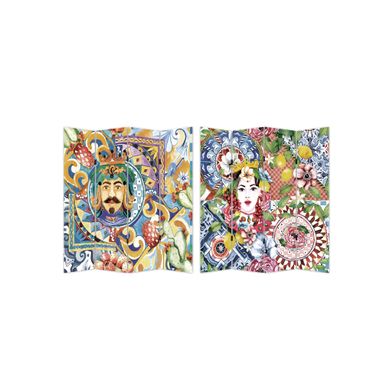 PARAVENTO SICILY A 4 ANTE 160XH180CM DOUBLE FACE