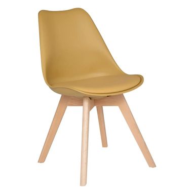 SEDIA BAYA 48X53XH82CM GIALLO OCRA IN PP CON SEDUT