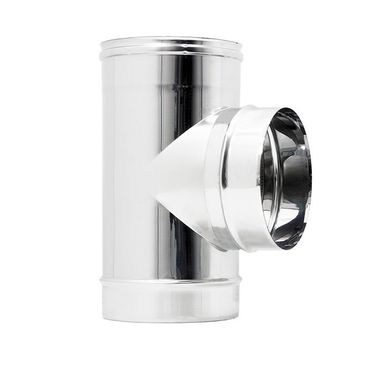 RACCORDO T 90 D.80MM INOX AISI 304 SPESSO 0.5MM