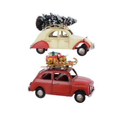 AUTOMOBILINA BIANCA/ROSSA IN FERRO