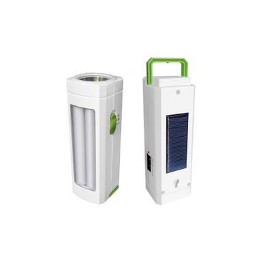 LAMPADA EMERGENZA 24 LED RICARICABILE E SOLARE