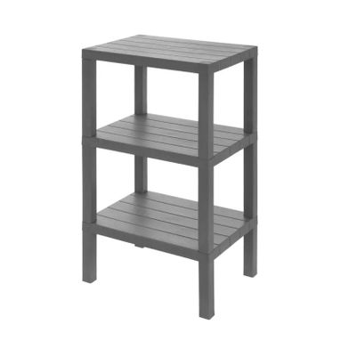 SCAFFALE WOODY 3 RIPIANI GRIGIO 38X29XH74CM