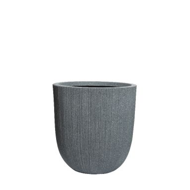 FIORIERA LENNOX IN PLASTICA D.37XH38CM GRIGIA A RI