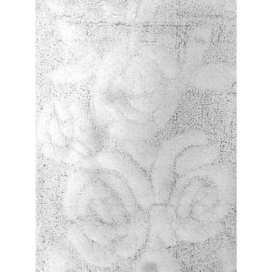 TAPPETO ROSE 55X110CM 496 BIANCO IN COTONE CON ANT