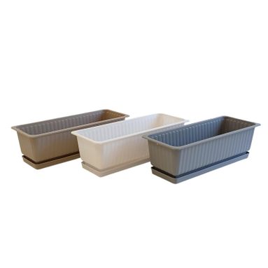 BALCONIERA COLOR 40X20XH16CM CON RISERVA