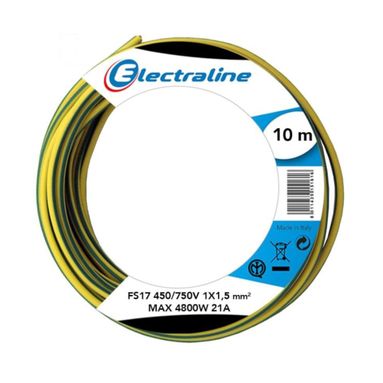 CAVO UNIPOLARE FS17 450/750V 1X1,5 10M GIALLO / BI