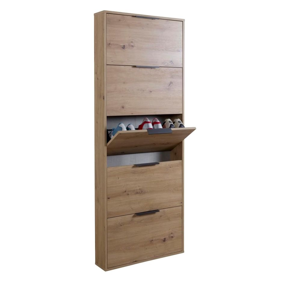 scarpiera-espresso-5-ribalte-65x15xh174cm-oak