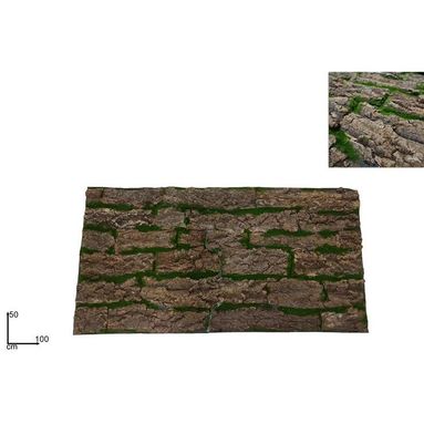 TAPPETO MUSCHIO CON CORTECCIA 100X50CM