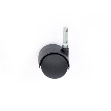RUOTA NYLON NERA MM45 PERNO ZIGRIN.M7X30