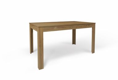 TAVOLO ALLUNGABILE 140+60 80X140XH75CM STRUTTURA NOCE STELVIO FRONTALE NOCE STELVIO