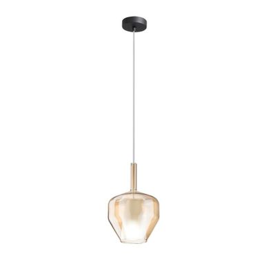 VETRO PIREX D.20XH30CM AMBRA PER MONTATURA.