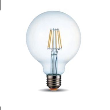 LAMPADA LED GLOBO FILAMENTO G125 E27 10W 4000K 100