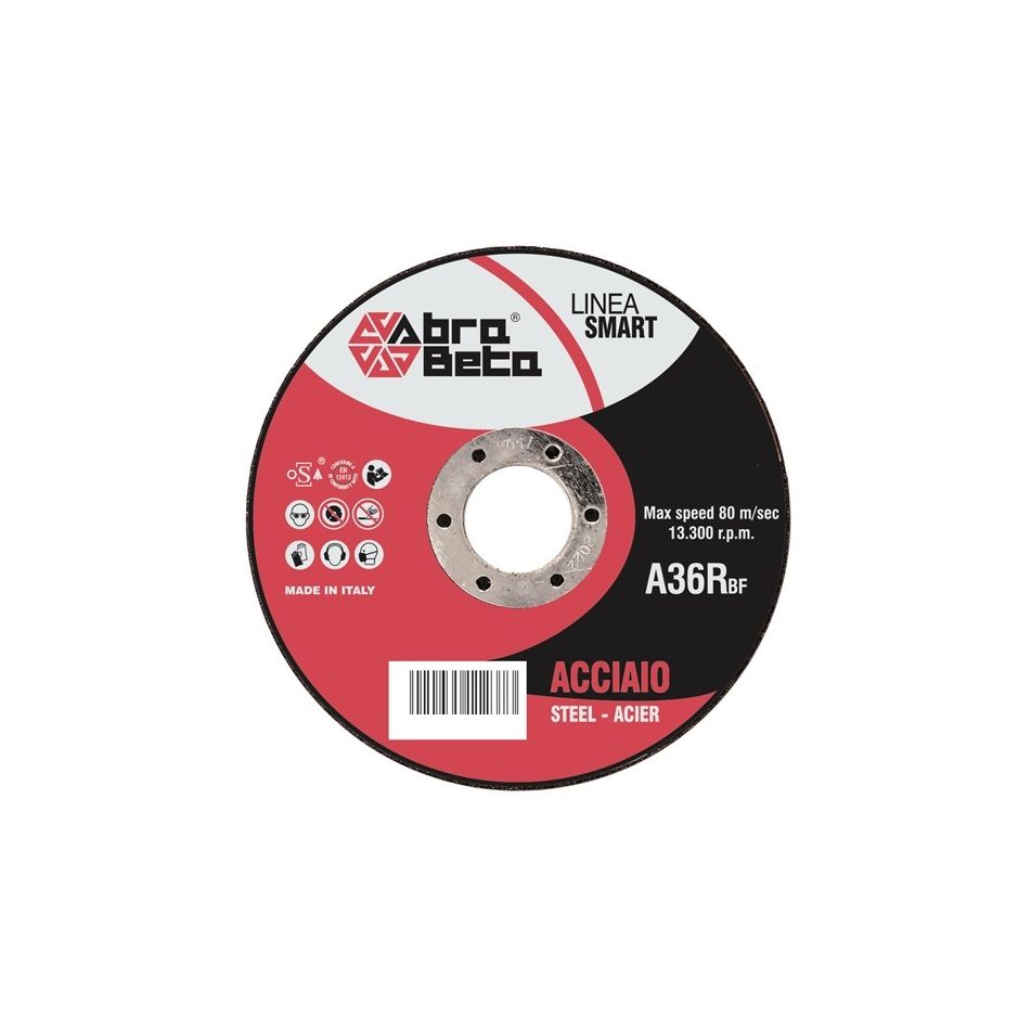 disco-taglio-smart-rosso-125x1mm-per-acciaio