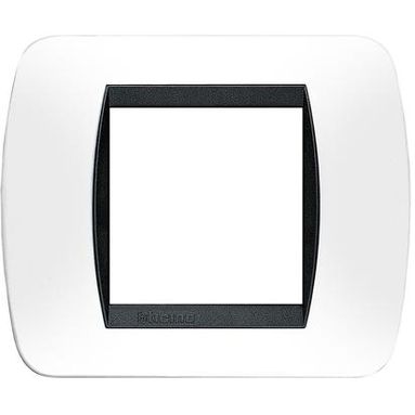 PLACCA LIVING INTERNATIONAL 2 POSTI BIANCA CON COR