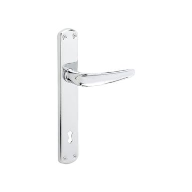 MANIGLIA TIPO CORNO CON PLACCA MM.90