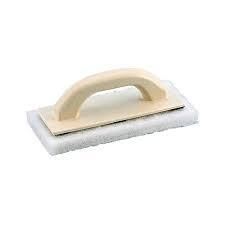 FRATTAZZO IN FIBRA BIANCA / NERA 12X25CM