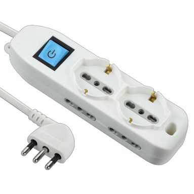 MULTIPRESA POLIVALENTE 2 SCHUKO+10/16A E 4 PRESE