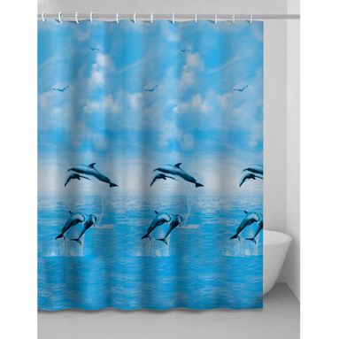 TENDA DOCCIA HAITI AZZURRO 240X200