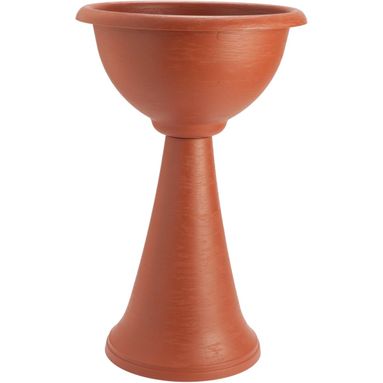FIORIERA ALTA PETRA D.41XH70CM COLOR TERRACOTTA
