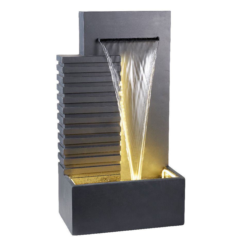 fontana-moderna-32x52xh95-nera-con-2-strisce-di-84