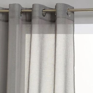 TENDA VOILAGE 140XH260CM GRIGIA IN POLIESTERE