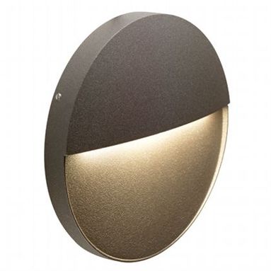SEMI INCASSO LED GRANDE (GEO ROUND) MARRONE