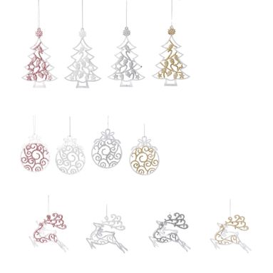 APPENDINO NATALIZIO 15X13CM 3 MODELLI E 4 COLORI.