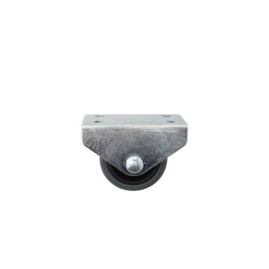 RUOTA FISSA POLIP/GOMMA MM.40