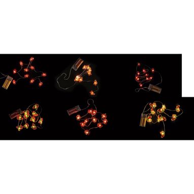 CATENA 10 MICROLED BIANCO CALDO IN 6 MODELLI..