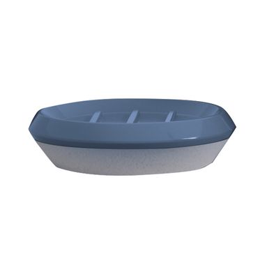PORTASAPONE SHEJLA D.12XH3CM CERAMICA BLU