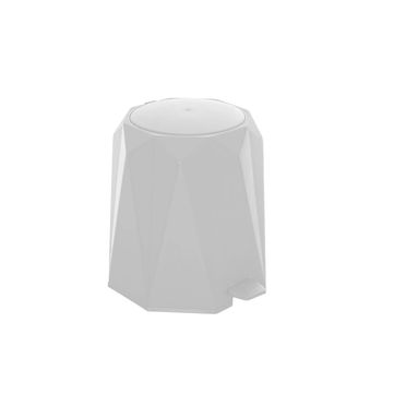 PATTUMIERA DIAMOND 6L 24XH26CM BIANCA A PEDALE