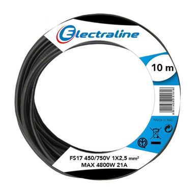 CAVO UNIPOLARE FS17 450/750V 1X2,5 10M NERO