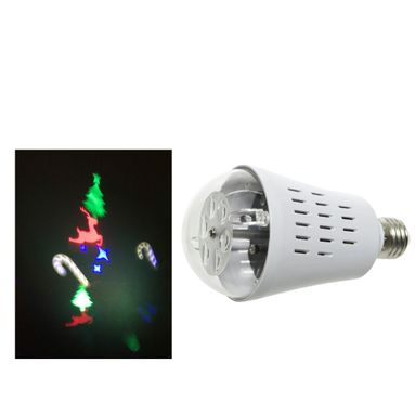 PROIETTORE CON LAMPADA IMMAGINE NATALIZIA E27