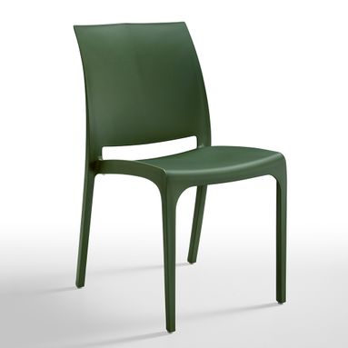 SEDIA VOLGA PINE GREEN 54X46XH80CM IMPILABILE