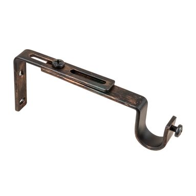 2 SUPPORTI CM11-15 A PIATTINA IN ALLUMINIO NERO/RA