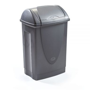 PATTUMIERA LIFT TOP 50L 45X35XH65CM GRIGIA CON COP