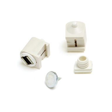 CHIUSURA MAGNETICA CON SPINA BIANCO PZ.2